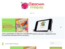 Tablet Screenshot of classroomfreebies.com